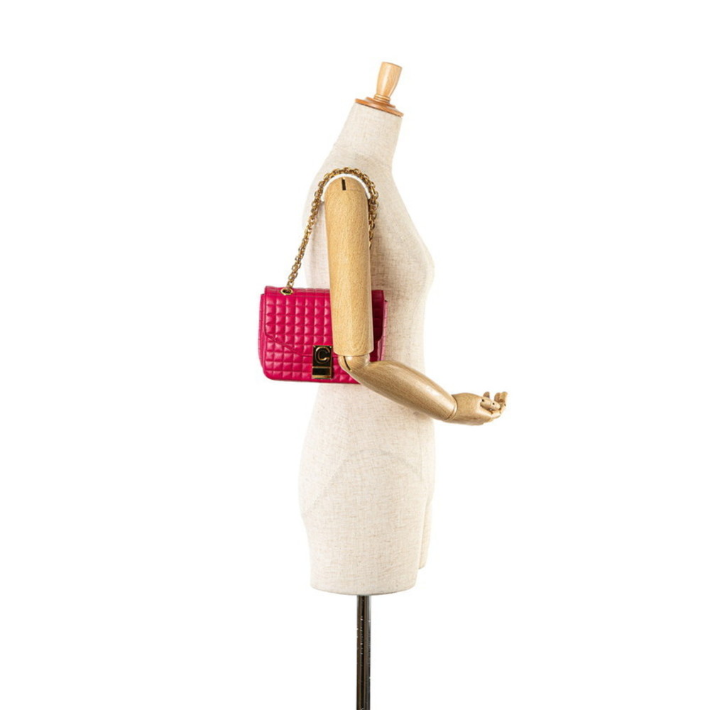 CELINE Pink Leather Shoulder Bag - Picture 11 of 11